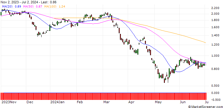 Chart BNP/PUT/EMS-CHEMIE/800/0.01/20.12.24