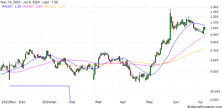 Chart SG/CALL/HP INC./25/0.1/21.03.25