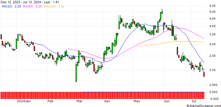 Chart SG/PUT/AUTODESK/250/0.1/17.01.25