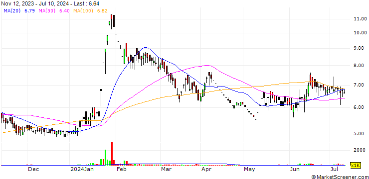 Chart Nyssa Corporation Limited